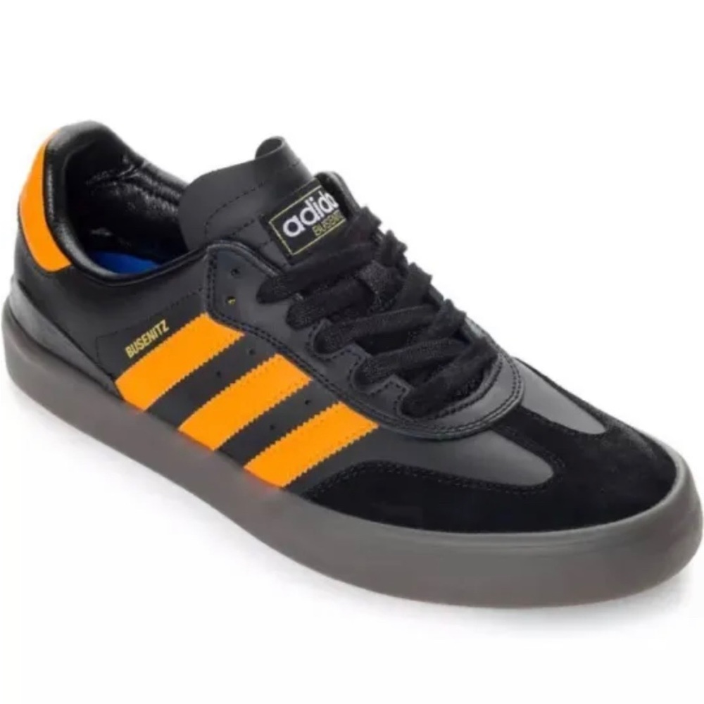 VERY RARE adidas Samba Busenitz Vulc Black Orange Size 9 Skate